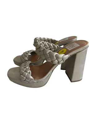 DV DOLCE VITA Gold Wash Braided Heels Size 9 thumbnail 3