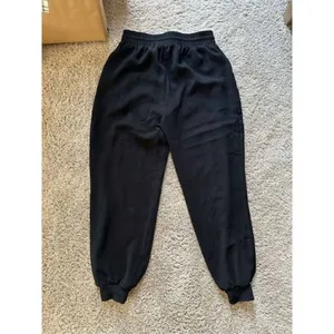 Trina Turk Dress Pants / Joggers Black Elastic Waistband and Tie Small‎ thumbnail 6