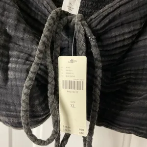 Daily Practice‎ from Anthropologie Black Cropped Bra Top Size XL New thumbnail 4