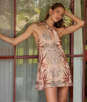 Verge Girl Mini Halter Dress thumbnail 1