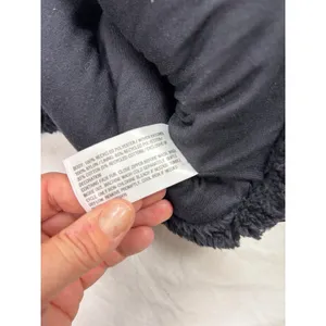 NWT Joylab full zip hi pile fleece bomber hoodie. Size XS. buffalo check accents thumbnail 4