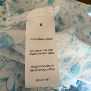 Draper James Ladies Ruffle Sleeve Cotton Dress Size Small Blue Paisely Cottage thumbnail 9
