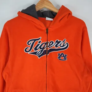 Auburn Tigers‎ Hoodie Womens XL 16/18 Orange Full Zip Pro Edge Knights Apparel thumbnail 3
