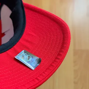 Adidas Red Detroit Wings Logo Adjustable Baseball Hat thumbnail 8
