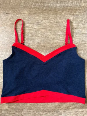 Beyond Yoga Spacedye Outlines Cropped Tank Top In Navy Size Medium thumbnail 3