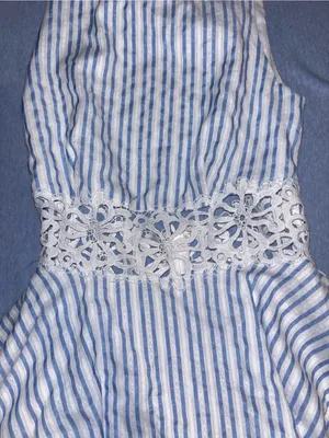 Altar’d State Loueanna Striped Eyelet Dress thumbnail 2