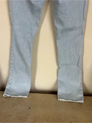 Abercrombie & Fitch The Skinny High Rise Split Leg Jeans thumbnail 12