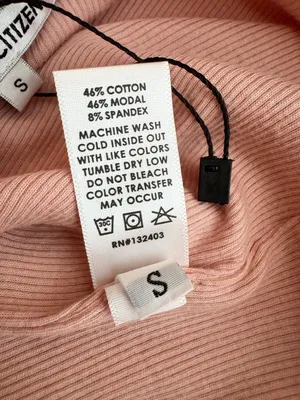 Cotton Citizen Melbourne Midi Skirt Small Pink Side Slit Night Out Minimalist thumbnail 8