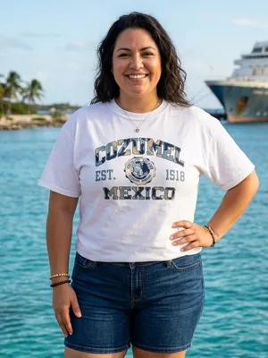 Cozumel Mexico Graphic Tee thumbnail 1