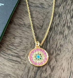 Kate Spade Multi Color Pendant Necklace NWT thumbnail 1
