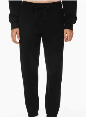 Aritzia cozy fleece black sweatpants thumbnail 1