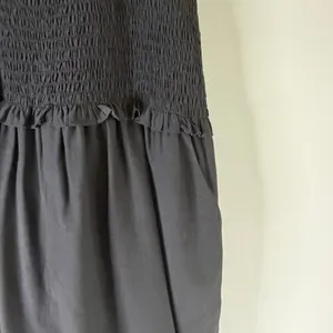 Vestique Women Black Smocked‎ Ruffle Strap Romper Small Cottage Core Casual Chic thumbnail 9