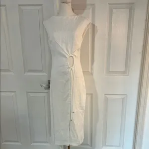 TRINA TURK Evelyn 2 Dress, White Lined, Size 2, NWT thumbnail 4