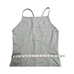 Free People Side To‎ Side Performance Gray Jumpsuit Size: M thumbnail 5