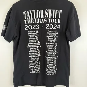 Taylor Swift Eras Tour T-Shirt Size Small 2023 - 2024 Eras Tour Merch Black thumbnail 3