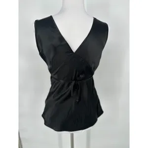 Vintage Y2K Babydoll Tie Back Top Size Small Black Fairy Grunge Whimsygoth Emo‎ thumbnail 4