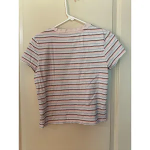 Levi's Sherbert Striped Babydoll Tee Shirt Women's Sz XS thumbnail 2