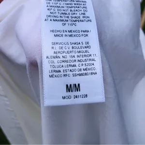 White Cotton Blend Tiered Puff Sleeves Maxi Dress M thumbnail 12
