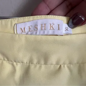 NWT Meshki Yellow Charlize Tailored Mini Skirt‎ thumbnail 7