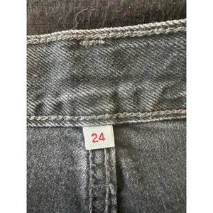 Levi's High Rise Deconstructed Button Fly Studded Denim Premium Skirt Size 24‎ thumbnail 5