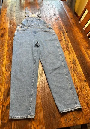 Ladies Vintage Victoria's Secret London Jean Overalls - Small thumbnail 1