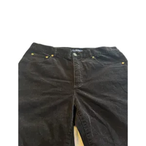 Women’s Chaps Brown Stretch Corduroy Pants Size 8 thumbnail 14