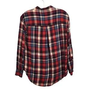AMERICAN EAGLE Plaid Button Down Shirt Lightweight thumbnail 2