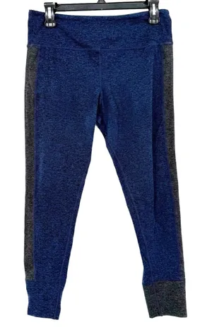 Vuori Size Large Blue Gray‎ Athletic Leggings Athleisure Comfort Casual Workout thumbnail 1