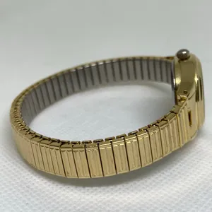 Vintage advance women’s gold tone watch 24mm round case quartz analog running thumbnail 5