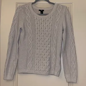H&M Cream Knit Sweater Women's Small thumbnail 1