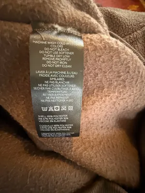 Pilcro Anthropologie Half Zip Sherpa Fleece Pullover Chocolate Brown XL NWT thumbnail 9