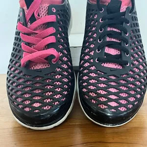 Nike Air Rejuven8 Womens 7.5 Black Pink Cage Mesh Sneakers‎ 318921-601 thumbnail 4
