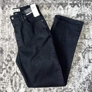 NEW Abercrombie & Fitch The 90s Straight Ultra High Rise Curve Love thumbnail 2