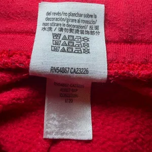 Victoria's Secret PINK Joggers Womens Medium Red Gold LOGO Graphic Sweatpants‎ thumbnail 6
