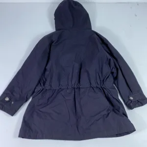 Eddie Bauer Coat Womens Medium‎ Blue Hooded Fleece Lined Insulated Parka Warm thumbnail 14