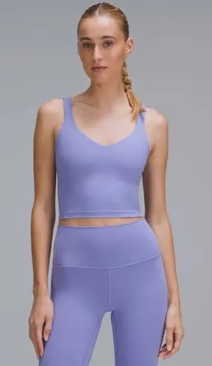 Lululemon Align Ribbed Tabk Top- Dark Lavender size 4 thumbnail 1