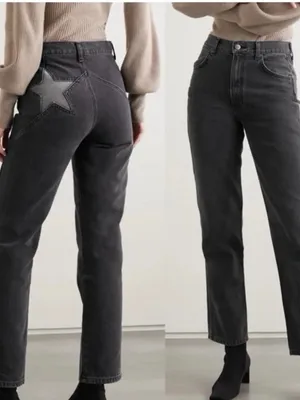 Reformation Star Jean Black Denim Sizr 24 thumbnail 2