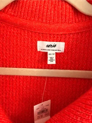NWT Aerie Waffle Cozy Up Button Up Size: XS thumbnail 2