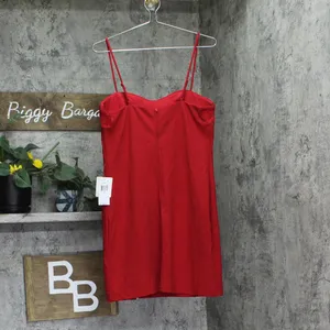 NWT Pear Culture Juniors Side-Cutout Bodycon Dress ZC10790 Red 13 thumbnail 5