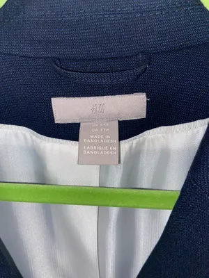 H&M Navy Blue Blazer thumbnail 2