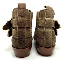 Steve Madden Nann Booties w/ Gold‎ Studs Buckle thumbnail 7
