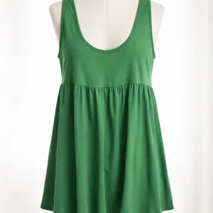 Free People FP Beach Green Babydoll Tank Top XL NWT thumbnail 7