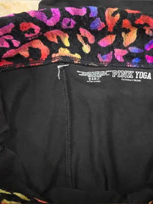 Victoria's Secret PINK Bling Vintage Foldover Flare Pants Y2K L thumbnail 5