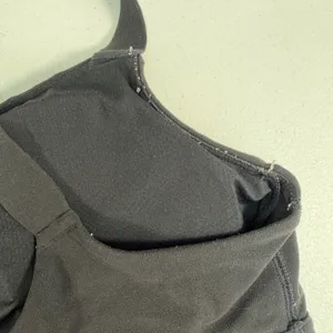 Athleta M Medium Sports Bra Seamless Low Impact Padded‎ Black Cross Back Women's thumbnail 6