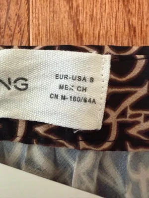NWT MANGO Woman’s Maxi Monogram Pleated Skirt, Sz S thumbnail 6