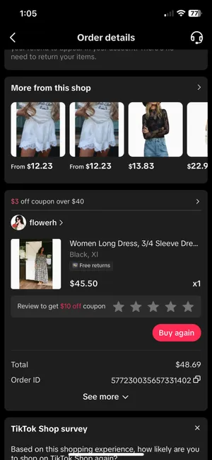 Dress Black Size XL thumbnail 3
