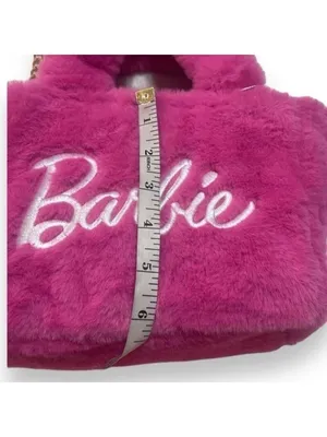 Barbie & Skinnydip London Collaboration Pink Furry Crossbody RARE Purse Bag thumbnail 13
