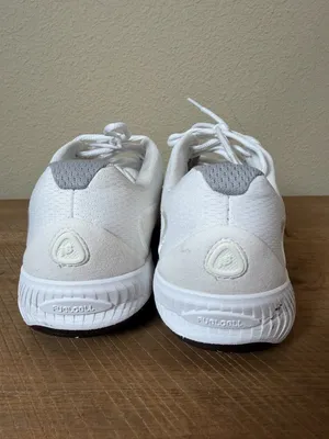 New Balance Women's FuelCell 996v6 court shoes in white & black Size 8 thumbnail 6