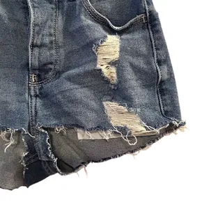Hollister Women's Ultra High Rise Distressed Denim‎ Shorts Size 23 Blue thumbnail 6