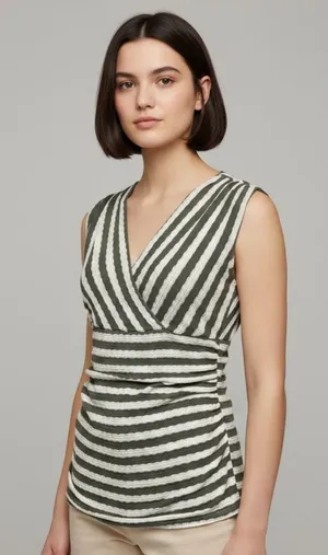 💛beautiful striped top from Ann Taylor thumbnail 1